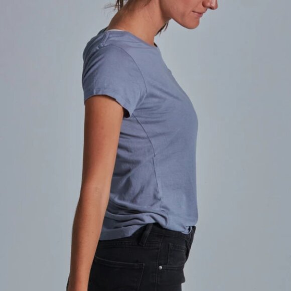 Women's Onno Short Sleeve Bamboo T-Shirt Stone - Picture 1 of 3